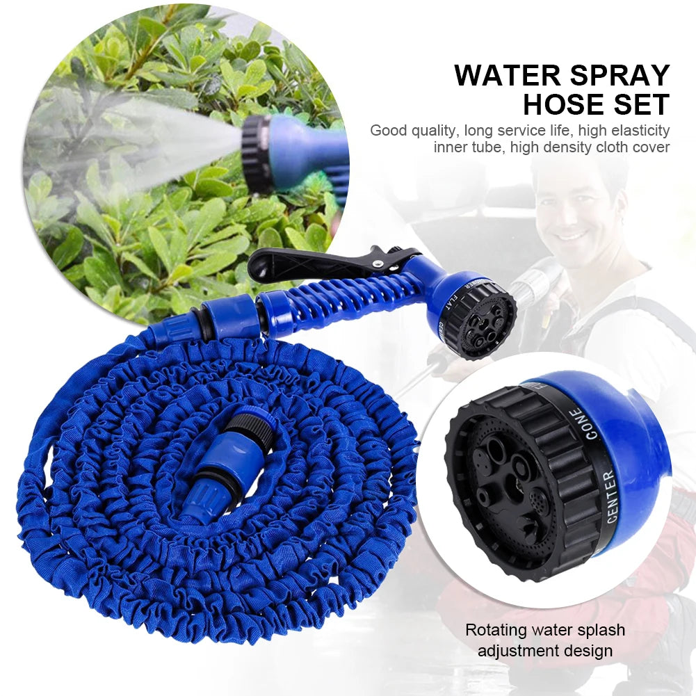 Magic Hose Pipe 50 Ft for Home, Lawn and car wash (Random Color)