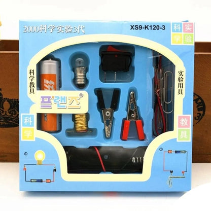 DIY Electrical Circuit Learning Set for Kids – Safe Educational Science Experiment Kit for Building Basic Circuits, Hands-On STEM Learning Toy for School Lab Projects and Home Experiments