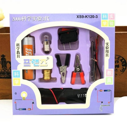 DIY Electrical Circuit Learning Set for Kids – Safe Educational Science Experiment Kit for Building Basic Circuits, Hands-On STEM Learning Toy for School Lab Projects and Home Experiments