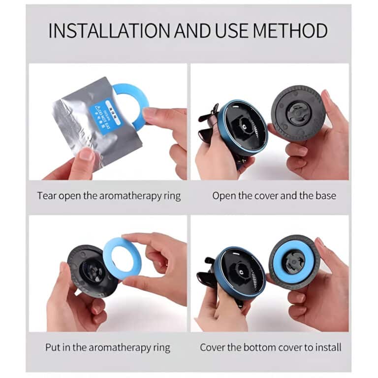 Solar Powered Speech Rocket Car Air Freshener – Rotating Solar Fragrance Diffuser | Long-Lasting Aroma & Stylish Dashboard Decor (Speech Rocket)