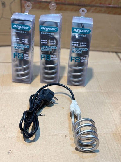 NSG F8 2000W Stainless Steel Electric Water Heating Coil – Durable, Fast & Safe Water Heater | High-Quality Immersion Rod for Home & Daily Use