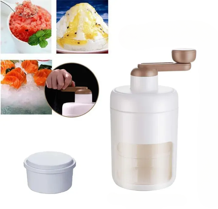 Manual Ice Shaver Crusher For Home And Kitchen Use