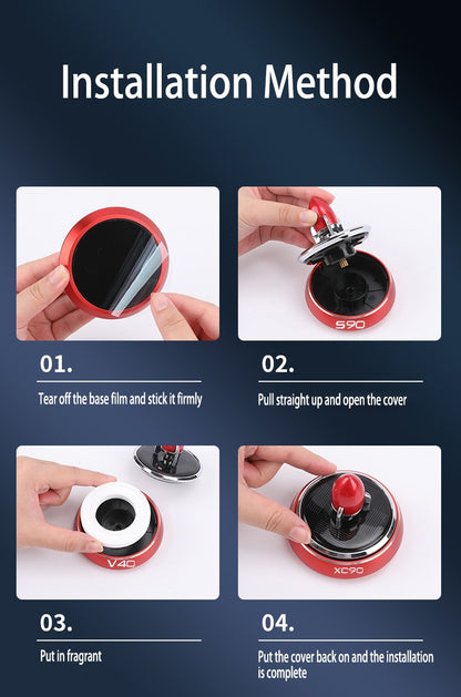 Solar Powered Speech Rocket Car Air Freshener – Rotating Solar Fragrance Diffuser | Long-Lasting Aroma & Stylish Dashboard Decor (Speech Rocket)