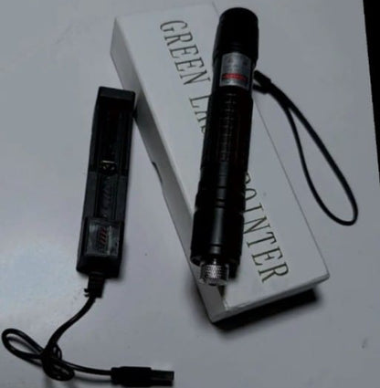 Green Laser Light Aluminum Alloy Body Black Color Two Mode Lighting Star Light Or Single Beam Durable Quality Reliable Utility