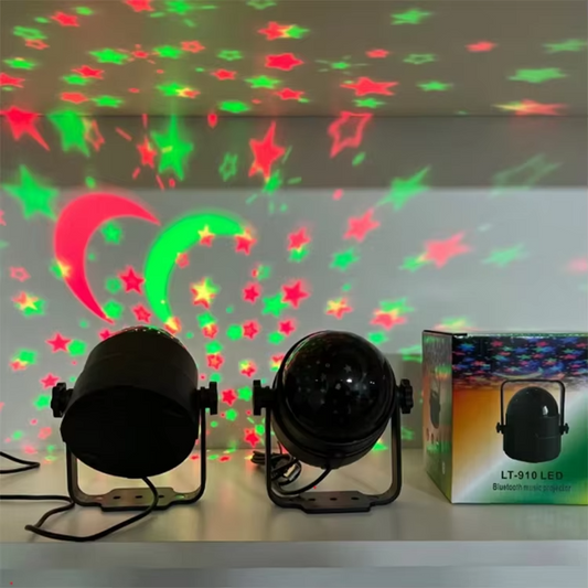 LT 910 LED Bluetooth Music Projector Providing Bright Visuals With Wireless Connectivity And Compact Design For Entertainment Use
