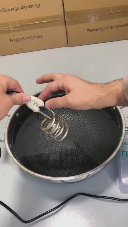 NSG F8 2000W Stainless Steel Electric Water Heating Coil – Durable, Fast & Safe Water Heater | High-Quality Immersion Rod for Home & Daily Use