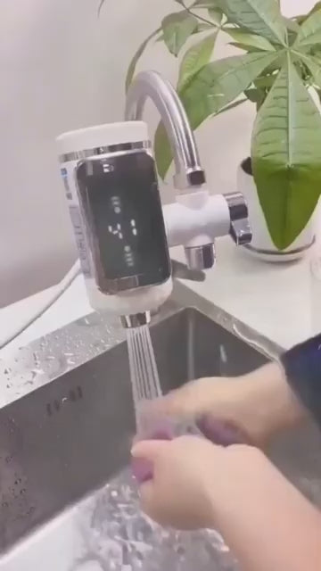 3000W Water Heater Faucet – Instant Heating Tap with Grow Free Installation for Home and Kitchen Use