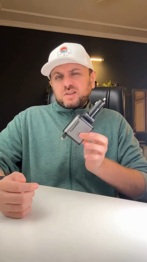 C6 4 In 1 Multi Functional Car Charger Fast Charging With Star Light Providing Durable Quality